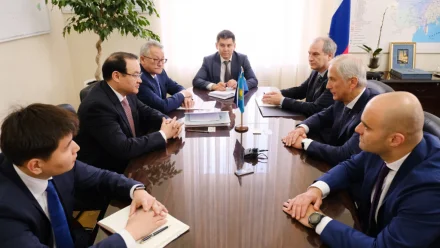 Астраханские власти обсудили с делегацией из Казахстана вопросы сотрудничества