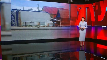 В Трусовском районе Астрахани упала остановка