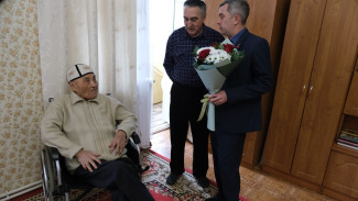 В Астраханской области ветеран отметил 99-летие