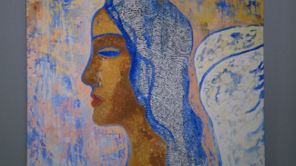 В Астрахани представили 30 тактильных картин из выставки "Ангелы мира"