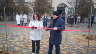 Под Астраханью в селе открыли новый сквер 