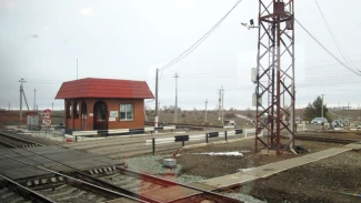 В Верхнем Баскунчаке Астраханской области снова закроют ж/д переезд