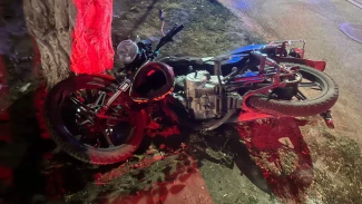 На севере Астраханской области подросток на мотоцикле попал в ДТП