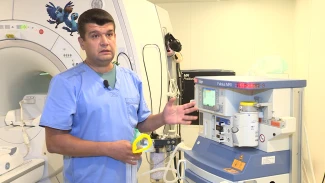 В астраханской детской больнице установили современный наркозный аппарат