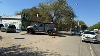 В Астрахани в ДТП пострадала девочка