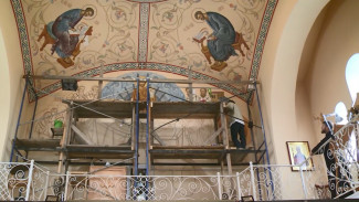 В Астрахани расписывают храм Архистратига Божия Михаила