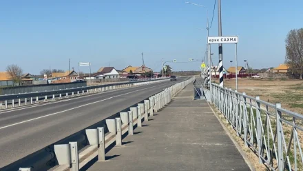 В Астраханской области впервые отремонтировали мост по новой технологии