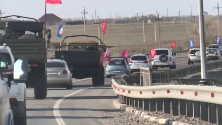 Автопробег в честь Дня Победы стартовал в Астраханской области