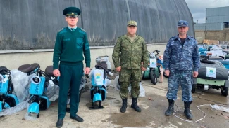 Электротранспорт на 7 млн рублей отправили астраханские таможенники для нужд СВО