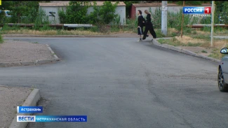 В Астрахани привели в порядок подъездную группу к детской клинической больнице