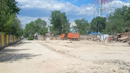 В Астрахани разбор аварийного дома закончили раньше срока
