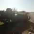 На трассе «Астрахань - Москва» перевернулся автомобиль 