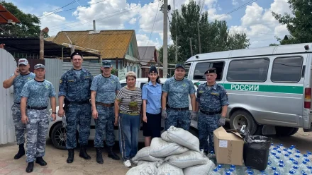 Астраханские судебные приставы оказали помощь бойцам, участвующим в специальной военной операции 