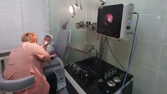 В Астрахани в детской поликлинике №3 установили два новых ЛОР-комбайна