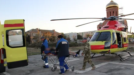 Экстренная эвакуация вертолётом санавиации помогла астраханцу сохранить почку