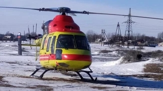 В Астраханской области с помощью санавиации спасли пятерых детей