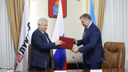 Игорь Бабушкин и Вагит Алекперов подписали допсоглашение о сотрудничестве 