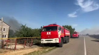 При пожаре в садовом товариществе под Астраханью пострадали два пенсионера 