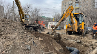 В Астрахани в Ленинском районе реконструируют самотечную канализацию 