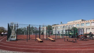 В астраханском селе открыли современный спорткомплекс