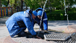 Фонтаны в Астрахани готовят к запуску