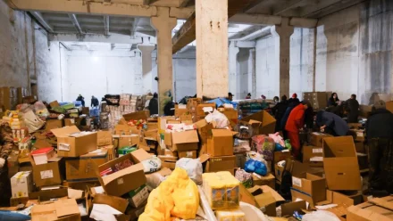 В Астрахани гуманитарный груз для жителей ЛНР и ДНР готовится к отправке 