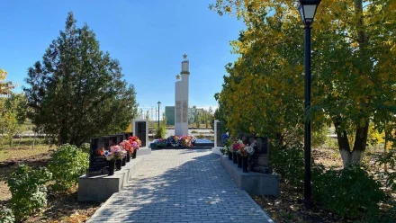 В астраханских сёлах продолжают обновлять общественные пространства