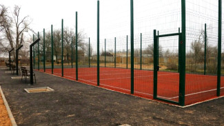 В Астраханской области появилась новая благоустроенная спортплощадка