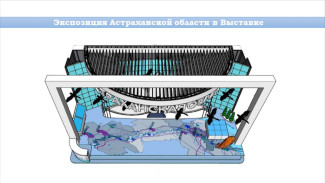 Мультимедийный лотос покажет достижения Астраханской области на выставке “Россия”