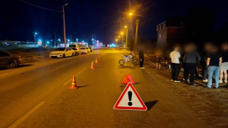 В Трусовском районе Астрахани подросток на питбайке устроил ДТП