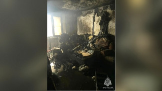 На севере Астраханской области на пожаре погиб мужчина