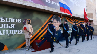 В Астрахани появились граффити в честь героев спецоперации в Украине