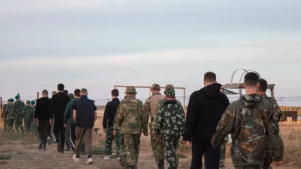 На севере Астраханской области проходят военно-полевые сборы казачьей молодёжи