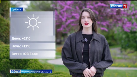 Какая погода ждёт астраханцев в конце апреля