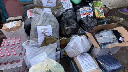 Волонтеры передали горсть земли с родного края астраханскому бойцу СВО 