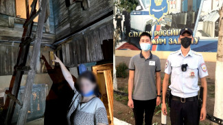 В Астрахани полицейские спасли беременную девушку из подожжённого дома