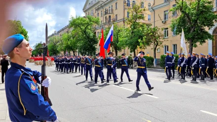 В Астрахани прошла первая репетиция торжественного прохождения
