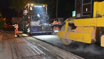 В Астрахани проводится ремонт улицы Энзелийской