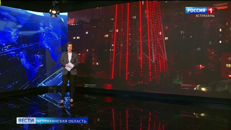 Астраханская телебашня засверкает заставками советских телепередач