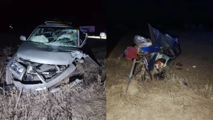 В Астраханской области в ДТП погибли два человека