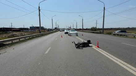 В Астрахани в ДТП пострадал 17-летний мотоциклист