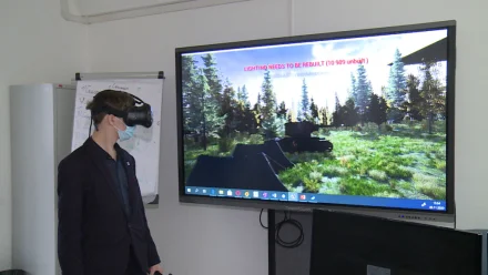 Юные астраханцы разработали VR-реконструкцию военных времён
