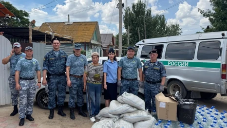 Астраханские судебные приставы оказали помощь бойцам, участвующим в специальной военной операции 