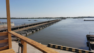 В Астрахани военнослужащие возвели железнодорожный мост через Волгу