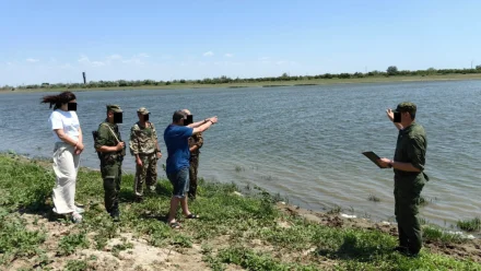 В Астраханской области иностранец пытался пересечь границу, переплыв реку