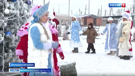 Сказочные персонажи устроили флешмоб на улицах Астраханской области