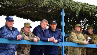 Игорь Бабушкин посетил совместное учение региональной полиции и Росгвардии