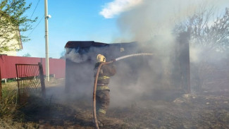 Под Астраханью фронт пожара увеличился до 10 км
