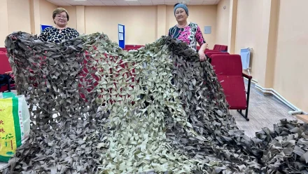 В Астраханской области волонтеры сплели более 460 масксетей