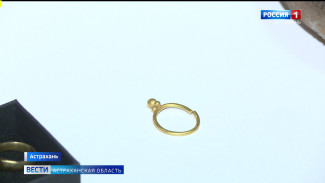 Астраханские археологи передали в музей серьгу XIII века